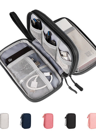 Travel Cable Organizer Bag Pouch Electronic Accessories Case | Caroeas