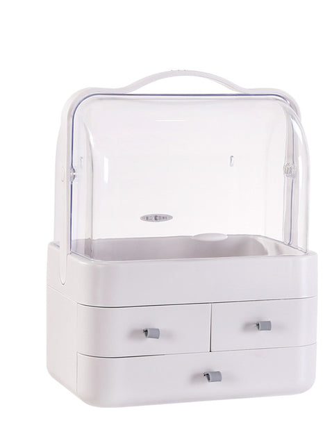 Makeup Vanity Organizer with Handle for Easy Transportation - Caroeas