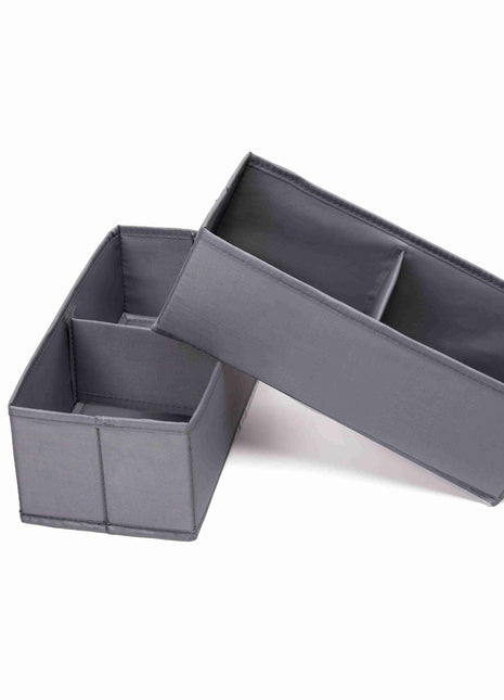 Family Storage Solution Waterproof Soft Drawer Organizer for Clothes 2 PCS for One Pack Slim Size - Caroeas