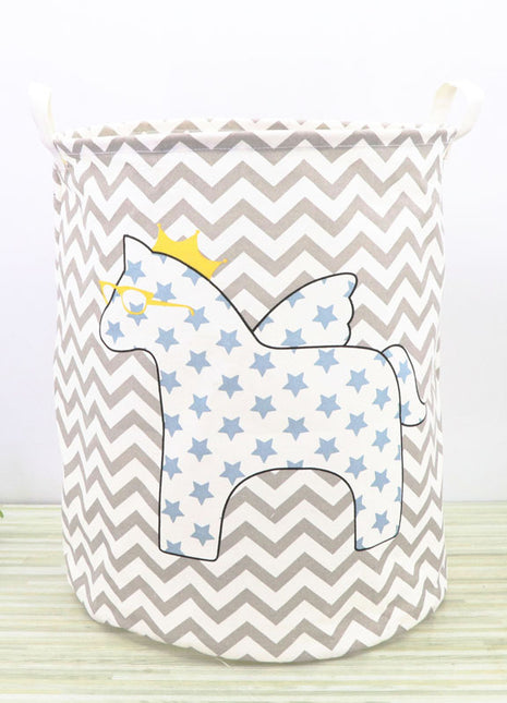 Pony Design Nursery Laundry Hamper Fashion Laundry Decor - Caroeas