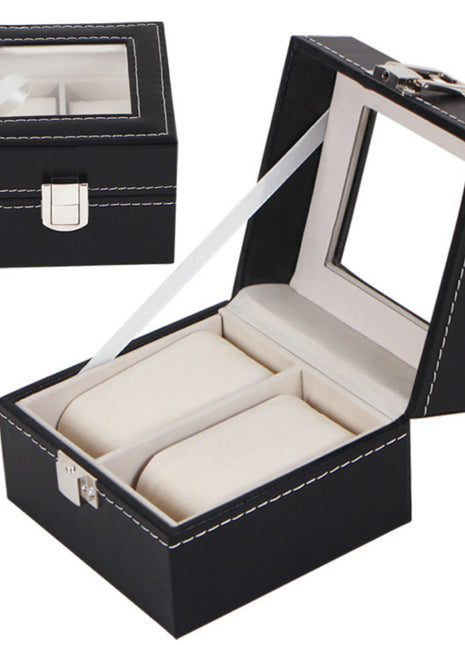 Watch Organizer 100% Genuine Wood Design for Rustic Construction - Caroeas