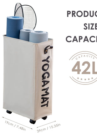 Home Gym Storage Yoga Mat Storage Rack | Caroeas