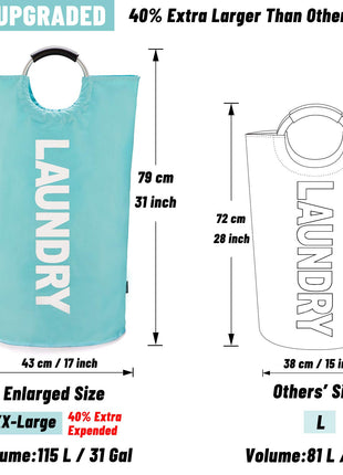 10 Color 3 Size Large Laundry Hamper Collapsible Laundry Basket | Caroeas
