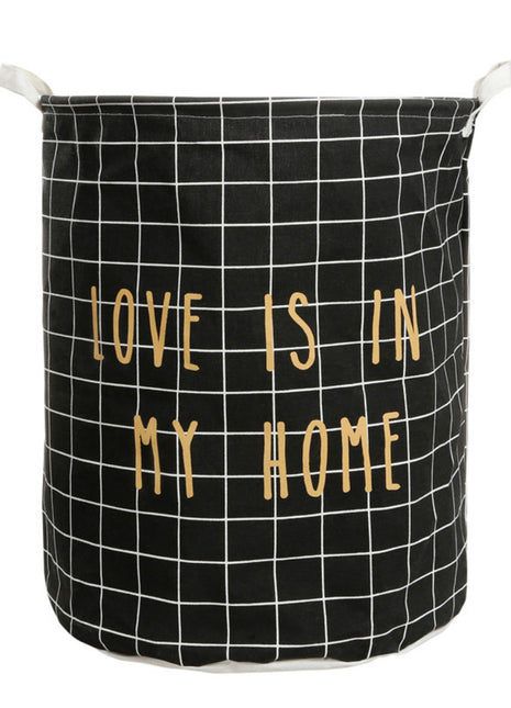 Grid Cute Hamper 15.7inch 3 Colors Cute Laundry Bags for Laundry Room Organization - Caroeas