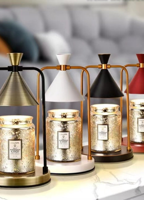 Candle Warmer Lamp with Timer Dimmable Candle Light | Caroeas