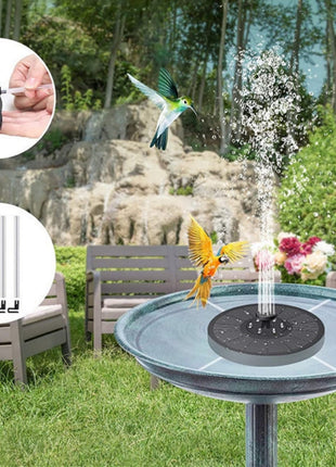 Solar Bird Bath Fountain Pump Outdoor Water Pump | Caroeas