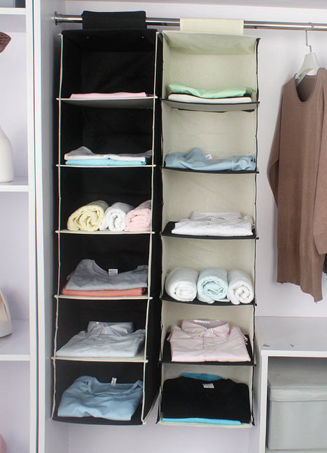 Heavy Duty Hanging Closet Shelves with Upgraded Durable Material to Hold Clothes - Caroeas