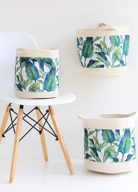 Laundry Room Baskets with Cotton Woven for Better Decorating and Durable Use - Caroeas