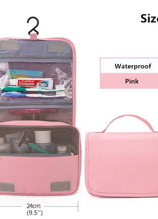 Makeup Organizer Bag Travel Hanging Classy Design Dustproof Large Capacity 2 Sizes Available - Caroeas