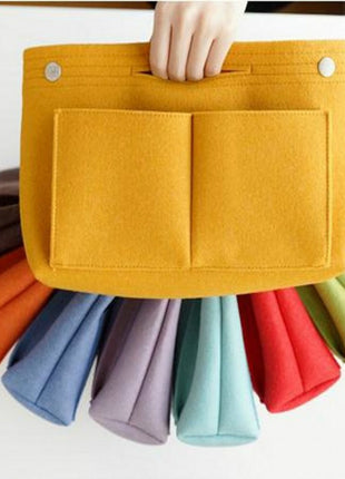 Bag Organizer Insert with Pockets and Felt Material to Keep Your Bag Tidy and Organized - Caroeas