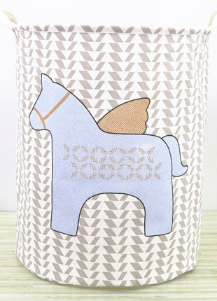 Pony Design Nursery Laundry Hamper Fashion Laundry Decor - Caroeas