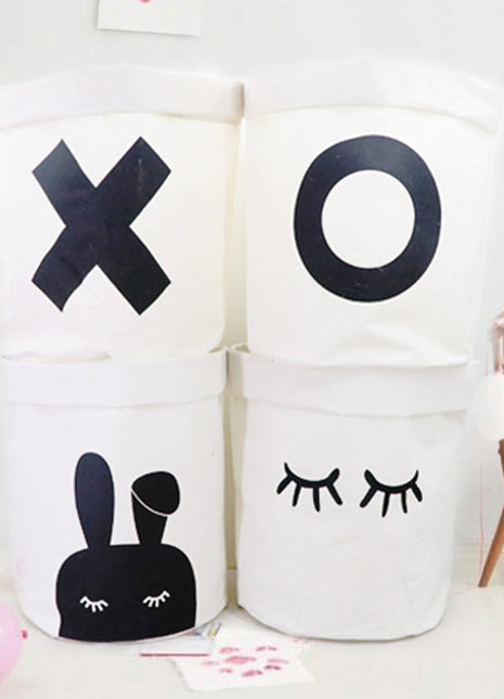 Laundry Sorter Hamper Waterproof Coating with Cute Patterns Suitable for Family - Caroeas