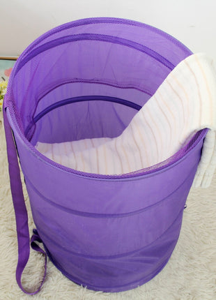 Pop Up Laundry Bakset 5 Colors Extra Large Hamper Folding Storage Basket - Caroeas