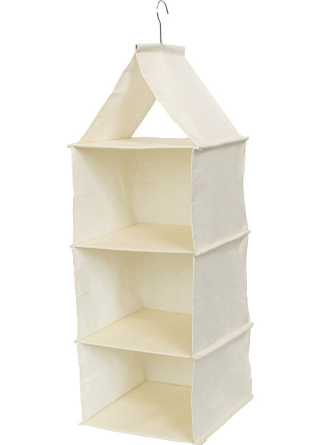 Rustic Hanging Shelves Closet Easy Storing Lightweight Waterproof Material 2 Colors & 2 Sizes Available - Caroeas