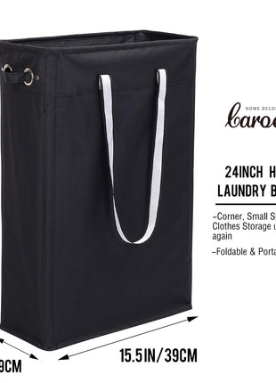 Large Laundry Bag with Long Handle Closet Baskets | Caroeas