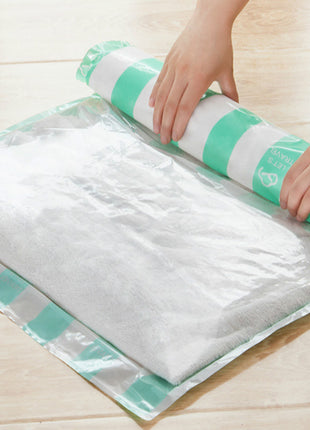 Space Saver Bags Vacuum Double Zip Seal Better Airtight Multiple Uses - Caroeas