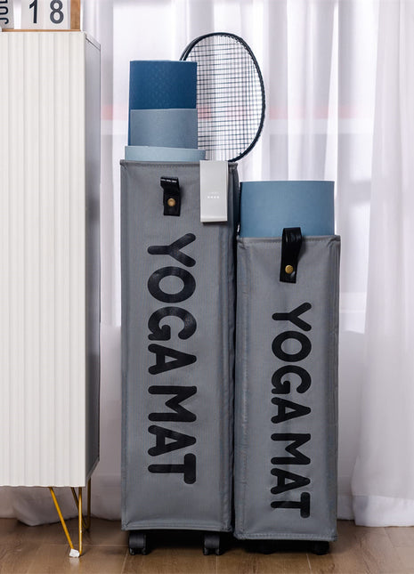 yoga mat holder wall