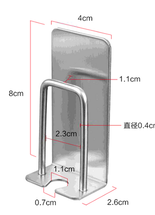 Wall Mounted Tooth Brush Holder & Cup Holder Silver Stainless Steel - Caroeas