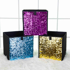 Best Toy Storage with Unique Reversible Sequins for More Fun and Joy During Organizing - Caroeas