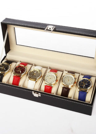 Wooden Watch Box with Premium Silvered Buckle for Increased Security - Caroeas