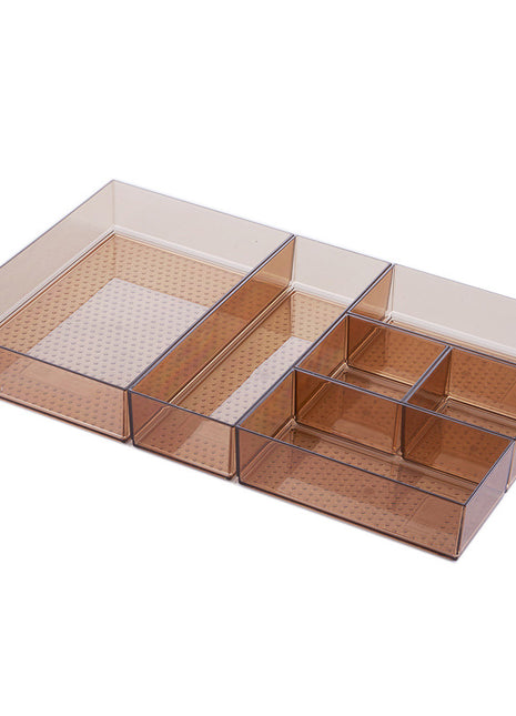 Flatware Storage Stackable Design with Food Grade Material for Easier and Safer Organizing - Caroeas