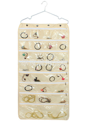 Wall Hanging Jewelry Organizer for Closet and Door Easy Organizing Save Space - Caroeas