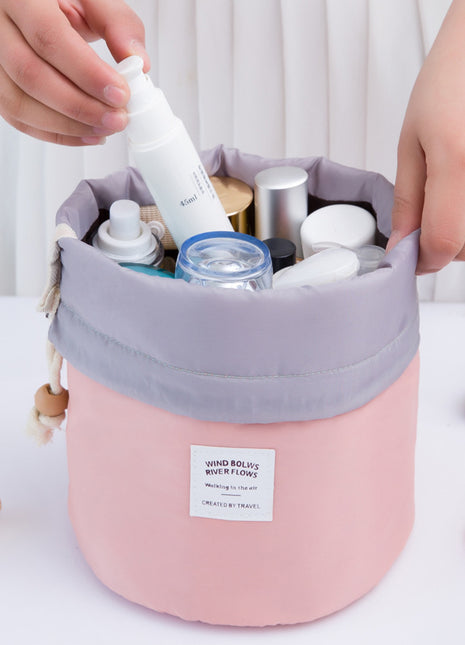 Travel Makeup Organizer Bag with Drawstring Closure for Increased Security - Caroeas