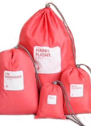 Travel Laundry Bag 4pcs/set Waterproof Storage Travel Makeup Cosmetic Storage - Caroeas