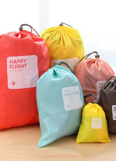 Travel Laundry Bag 4pcs/set Waterproof Storage Travel Makeup Cosmetic Storage - Caroeas