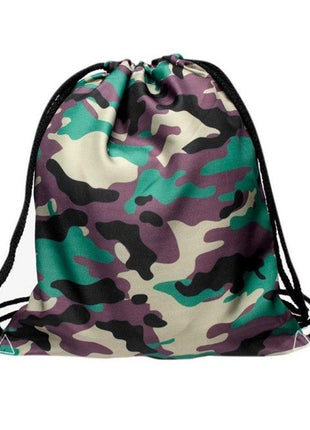 Dorm Laundry Bag Backpack Easy Sort Cute 3D Patterns Easy Clean - Caroeas