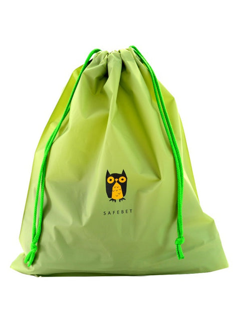 Travel Laundry Bag Lightweight Waterproof Breathable Material with Drawstring Closure - Caroeas