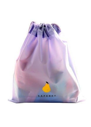 Travel Laundry Bag Lightweight Waterproof Breathable Material with Drawstring Closure - Caroeas